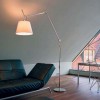 TOLOMEO TERRA Podlahový stojan s prodloužením pro stolní lampu, těleso hliník, povrch leštěný, h=1030mm, d=330mm náhled 13