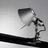 TOLOMEO MICRO PINZA Lampa s klipem (skřipec), základna hliník, povrch leštěný hliník, stínítko matný hliník, 8W, LED teplá 3000K, 230V, IP20, 200x160mm, s vypínačem náhled 1