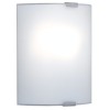 GRAFIK Nástěnné svítidlo, stříbrná, saténové sklo, 1x60W, E27, A60, 230V, IP20, 210x180x95mm náhled 3