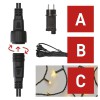 VR BASIC TR 100 LED teplá svítí stále 10m IP44 VÝPRODEJ Spojovatelný vnitřní/venkovní vánoční řetěz, 100 LED teplá, svítí stále, svítící část l=10m, rozteč 0,1m, časovač 6h/18h, vč trafa 12W, 230V/30V, max 800 LED, IP44, prodluž kabel černá 5m náhled 6