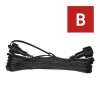 VR BASIC prodlužovací kabel 10m, černý, IP44 VÝPRODEJ Prodlužovací kabel pro venkovní/vnitřní spojovatelné vánoční osvětlení l=10m, černý, 30V, IP44 náhled 3