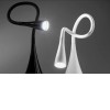 LEXO LED 1x3W Stolní lampa, základna hliník, kov, husí krk silikon, barva bílá, LED 1x3W, 4000K, 300lm, 230V, IP20, rozměry d=115mm, h=485mm náhled 4