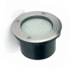 BARU Zemní svítidlo, základna hliník, kroužek nerez, sklo čiré, pro LED 1x9W, GX53, 230V, IP67, d=120mm, h=75mm, vč. montážního boxu, vč.sv.zdr náhled 1