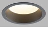 Podhledové svítidlo Vestavné zápustné svítidlo, kruh, těleso hliník, povrch černá, LED 15W, 1200lm, neutrální 4000K, Ra80, stmív DALI/PUSH, 230V, do koupelny IP44, rozměry d=136mm, h=56,5mm náhled 1