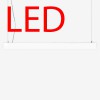 IZAR III LED ZÁVĚSNÉ 15,6W Závěsné svítidlo, základna kov, povrch černá, difuzor plast opál, LED 15,6W, 2430lm, teplá 3000K, 230V, IP20, tř.1, 1200x80x40mm, vč lank závěsu l=2000mm lze zkr náhled 1