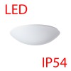 TITAN 3 LED-2L43C07KN94 IP54 DALI Stropní, přisazené svítidlo, základna kov, povrch bílá, difuzor plast opál, LED 37W, 5050lm, teplá 3000K, stmív DALI, 230V, do koupelny IP54, IK10, tř.1, d=500mm, h=130mm náhled 2