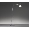 TOLOMEO TERRA MICRO Podlahový stojan s prodloužením pro stolní lampu, těleso hliník, povrch leštěný, h=1030mm, d=230mm náhled 1