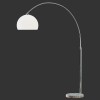 BANDI Stojací oblouková lampa základna mramor, těleso kov, povrch chrom lesk, difuzor akryl bílá, pro žárovku 1x75W, E27, 230V, IP20, d=400mm h=1800-2150mm náhled 1