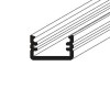 BORAGO profil Přisazený profil pro LED pásky, materiál hliník, povrch bílý, max šířka LED pásků w=8mm, rozměry 12,2x7mm, l=4000mm náhled 2