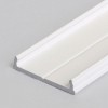 SOPHI profil VELKÝ Přisazený profil pro LED pásky, materiál hliník bílý, max šířka LED pásků w=16mm, rozměry 20,5x3,8mm, l=4000mm, montáž pomocí šroubů nebo adhezních pásků náhled 1