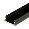FRITILA profil Přisazený profil pro LED pásky, materiál hliník, povrch elox šedostříbrný mat, max šířka LED pásků w=12mm, rozměry 6,6x14,4mm, l=4000mm náhled 6