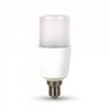 LED žárovka E27 8W 660LM VÝPRODEJ LED žárovka, těleso plast bílá, difuzor plast opál, LED 8W, denní 6400K, 660lm, E27, Ra80, 230V, tř.1, rozměry d=37mm, h=115mm náhled 1