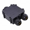 CA-BOX B 3x IP68 VÝPRODEJ Zemní, rozbočovací, kabelová krabice, materiál plast černá, pro 3 kabely d=8-12mm, vodiče 4x0,5-4mm2, 230V, IP68, rozměry 126.8x93.3x35.3mm náhled 1