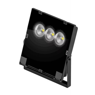 ARCHIT LED 111W, IP66 Reflektor bodový venkovní, těleso hliník, povrch černá, LED 111W, 11003lm, teplá 3000K, vyzař úhel 25°, Ra80, 230V, IK08, IP66, tř.1, rozměry 391x389x94mm