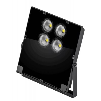 ARCHIT LED 180W, IP66 Reflektor bodový venkovní, těleso hliník, povrch černá, LED 180W, 18636lm, neutrální 4000K, vyzař úhel 50°, Ra80, stmívání DALI, 230V, IK08, IP66, tř.1, rozměry 391x389x94mm