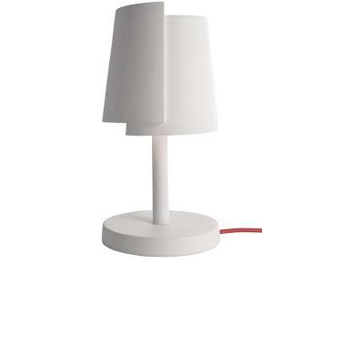 BUMBO TL Stolní lampa, těleso sádra, povrch bílá, možno natírat malířskou hlinkou, pro žárovku 1x25W, E27, 230V, IP20, tř.1, rozměry d=180mm, h=350mm.
