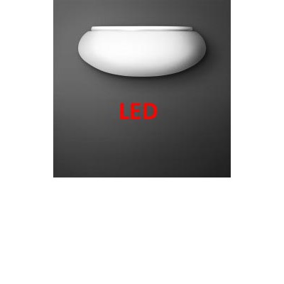 DAPHNE II LED IP44 Stropní svítidlo, základna kov, povrch bílá, difuzor sklo triplex opál mat, LED 44W, neutrální 4000K, 5880/	4130lm, 230V, do koupelny IP44, zař.tř.1, rozměry A=550mm, B=205mm