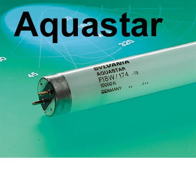 AQUASTAR Lineární zářivka - zářivková trubice pro podporu růstu rostrin v akváriu 15W/18W/25W/30W/36W/38W/58W/T8/ G13, d=26mm nebo 24W/39W/54W/80W/G5/T5, SYLVANIA - energeticky úsporný světelný zdroj s dlouhou dobou života.