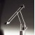 TIZIO MICRO Stolní lampa těleso kov, povrch černá, LED 2,4W, 150lm, G4, Ra80, 230V, h=760mm, vč vypínače