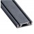 BRAUSO TRACK MG Stropní lišta pro magnetický systém, materiál kov, povrch černá, 48V, rozměry 25x5mm, l=2000mm.