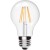 Světelný zdroj, žárovka hrušková, sklo čiré, LED 6W, E27, A60, teplá 2700K, 230V, d=60mm, l=105mm