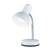 DEZIDERA 1 Stolní lampa, těleso kov, flexibilní rameno, husí krk, povrch bílá, pro žárovku 1x40W, E27, 230V, IP20, d=145mm, h=300mm, s vypínačem