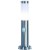 APOLENA P Sloupkové svítidlo, PIR čidlo pohybu záběr 90°, dosah 8m, čas 10s-10min, těleso nerez, difuzor plast 1x60W, E27, 230V, IP44, tř.2, 1100x127x76mm