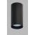 VALBRICH Stropní bodové svítidlo, těleso hliník, povrch černá, LED přepínatelný výkon 10W-20W, 960-1900lm, teplá 3000K, 230V, IP20, rozměry d=80mm, h=192mm.