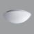AURA 8,IN-12BT13/013 Stropní svítidlo základna kov, povrch bílá, difuzor sklo triplex opál, pro žárovku 1x10W, E27 A60, 230V, IP44, tř.1, "F", d=300mm, h=115mm, úchyt skla bajonet