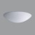 AURA 4 IN-22K74/072 Stropní svítidlo základna kov, povrch bílá, difuzor sklo opál, pro žárovku 2x10W, E27 A60, 230V, IP43, tř.1,, d=420mm, h=125mm, sklo úchyt klapky