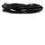 Kabel s textilním úpletem 2x0,75mm2 Závěsný kabel pro napájení svítidla, 2x0,75mm2, 230V, povrch textilní úplet, barva černá, l=1000mm, cena za 1m.