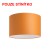 DIONE 40/25 Stínítko, materiál textil povrch oranžová/bílá, pro žárovku max 23W, d=400mm, h=250mm