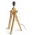 ARNSTADT TL Stolní lampa s objímkou, stolní podstavec, těleso dřevo bambus, pro žárovku 1x28W, E27, 230V, IP20. rozměry 250x490mm.