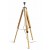 ANDER FL Stojací lampa s objímkou, stojanový podstavec, těleso dřevo bambus s chromovými prvky, pro žárovku 1x28W, E27, 230V, IP20. rozměry 620x775-1210mm.