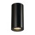 Stropní svítidlo, těleso hliník černá, mosaz, pro žárovku 1X35W, GU10, 230V, rozměry d=67mm h=140mm, svítí dolů