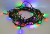 Vánoční řetěz LED, vnitřní/venkovní, vícebarevný modrá, oranžová, zelená, červená, délka svítící části 5m, 10m, 20m, 30m, 50m, svítí stále + 8 nastav fukncí prolínání/blíkání, časovač vypnutí 230V, IP44/IP20,