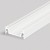 CHENO profil Přisazený, stropní profil pro LED pásky, materiál hliník, povrch bílý, max šířka LED pásků w=10mm, rozměry 20x8mm, l=4000mm