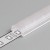 Difuzor k profilu pro LED pásky nacvakávací, hranatý, materiál polykarbonát PC, povrch matný/opál, rozměry 11x4,9x2000mm