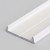 SOPHI profil VELKÝ Přisazený profil pro LED pásky, materiál hliník bílý, max šířka LED pásků w=16mm, rozměry 20,5x3,8mm, l=4000mm, montáž pomocí šroubů nebo adhezních pásků