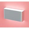 Přisazené světlo pro osvětlení chodby a schodiště STEPS II, ušlechtilá ocel, LED 0,6W studená bílá, 12V=, IP20, 50x25x12mm
