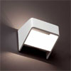KOZI - Nástěnné svítidlo, včetně světelného zdroje, materiál hliník, barva bílá, 9x0,5W, LED 210lm, 2850K, 230V, IP20, rozměry 40x150x90x91mm.