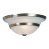 SEVILLA STROPNÍ - Stropní přisazené svítidlo, základna kov, povrch staromosaz, difuzor sklo mat, žárovka 2x60W, E27, 230V, IP20, d=340mm, h=150mm