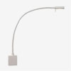 Nástěnná lampa LED FLEX, včetně světelného zdroje, základna kov, ohebné rameno, barva bílá, 6W, 1xLED citizen, 2700K, 230V, IP20, rozměry l=600mm.