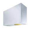 Nástěnné LED svítidlo SILLAR, svítí dvěma směry, materiál hliník, 2x3W, LED, teplá bílá 3000K, 230V, IP20, rozměry 40x110x80mm.
