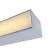Nástěnné LED svítidlo RAYA, materiál hliník, matná stříbrná, stínítko plast bílý, 3W/6W, LED, teplá bílá 3000K, studená denní bílá 4000K, 230V, IP20, rozměry dle typu svítidla.