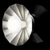 Nástěnné světlo MALI, základna hliník, stínítko opálové sklo, 1x60W, G9, 230V, IP20, d=215mm, h=100mm