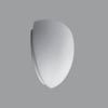 Nástěnné světlo LYRA 1, základna kov, stínítko opálové sklo, G24d-2,3/G24q-2,3/E27, 230V, IP43, 280x250x145mm