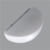 Nástěnné LED svítidlo NELA 3, základna kov, bílá, stínítko opálové sklo, 4xL02 LED, teplá bílá 3000K, studená denní bílá 4000K, 230V, IP43, rozměry d=350mm, h=175mm.