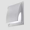 Vestavné svítidlo VISA WALL, exteriérové, venkovní, hliník/sklo, 1x18W, 2x40W, 1x60W, E27, R7s, Gx24d-2, 230V, IP54, základna: 270x270mm; h=77mm