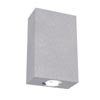 Nástěnné světlo TITANIUM I, těleso hliník, svítí nahoru a dolů, exteriérové, venkovní, 2x LED 1W, 230V, IP54, 105x65x35mm